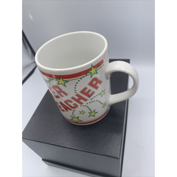 "Super Teacher" Coffee Mug by Amscan Vintage 1990s Stars - Picture 6 of 6